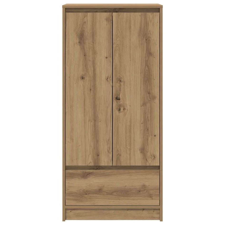 Armario con cajón roble Artisan 55,5x34x119,5