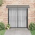 Marquesina de puerta PC negro 240x75