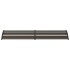 Marquesina de puerta PC negro 240x75