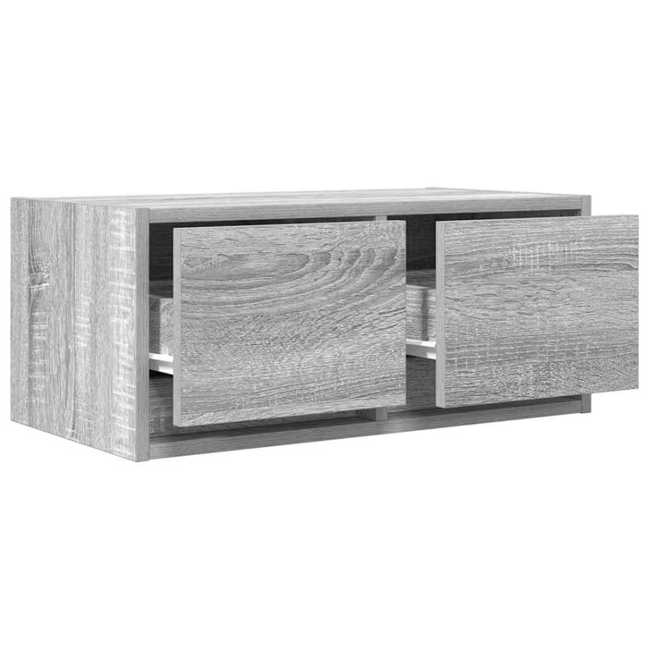 Muebles de TV 2 uds madera ingeniería gris Sonoma 60x31x25,5
