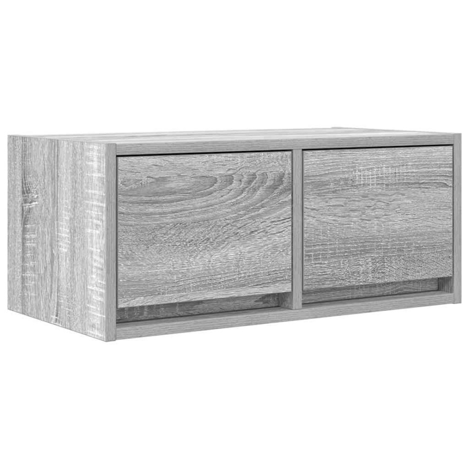 Muebles de TV 2 uds madera ingeniería gris Sonoma 60x31x25,5