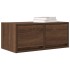 Muebles de TV 2uds Roble marrón 60x31x25,5 cm Madera