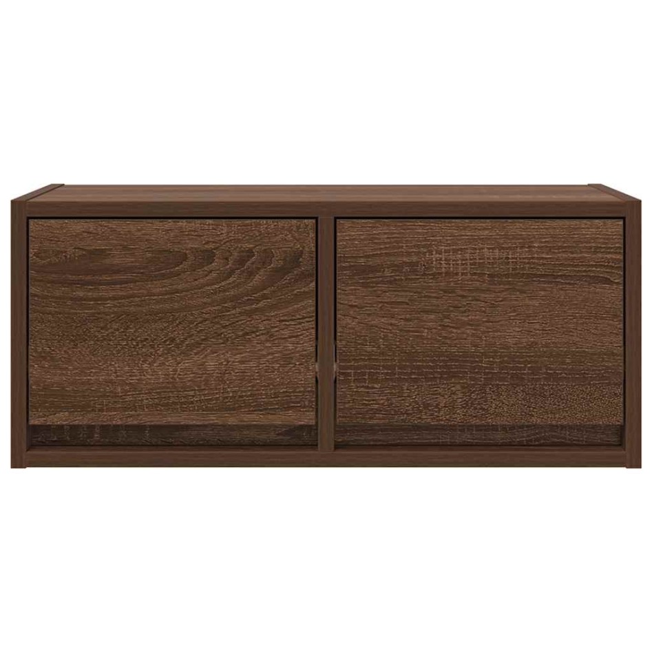 Muebles de TV 2uds Roble marrón 60x31x25,5 cm Madera