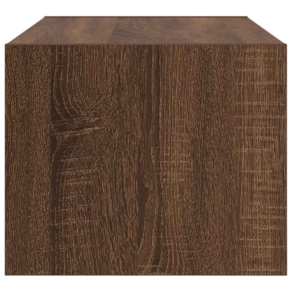 Muebles de TV 2uds Roble marrón 60x31x25,5 cm Madera