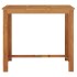 Mesa alta de jardín madera maciza de acacia 120x60x105