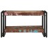 Mesa de centro multicolor 70x50x38 cm madera maciza