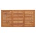 Mesa alta de jardín madera maciza de acacia 120x60x105