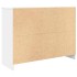 Aparador con cajón blanco 101x35x76 cm madera de