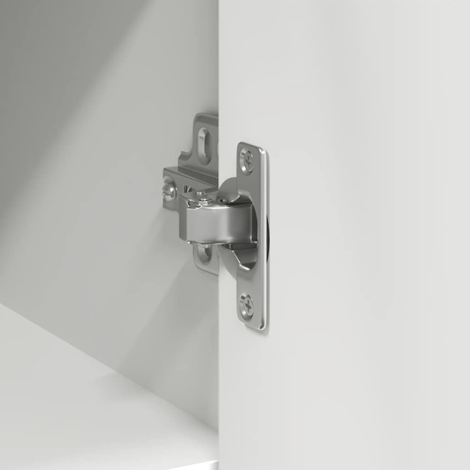 Aparador con cajón blanco 101x35x76 cm madera de