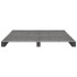 Estructura de cama de palés madera maciza pino gris 160x200