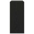 Aparador con cajón roble negro 80x34x76 cm madera de
