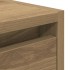 Mesitas de noche de pared 2 uds roble artisan 38x34x40