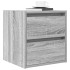 Mesillas de noche de pared 2 uds gris Sonoma 38x34x40