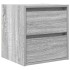 Mesillas de noche de pared 2 uds gris Sonoma 38x34x40