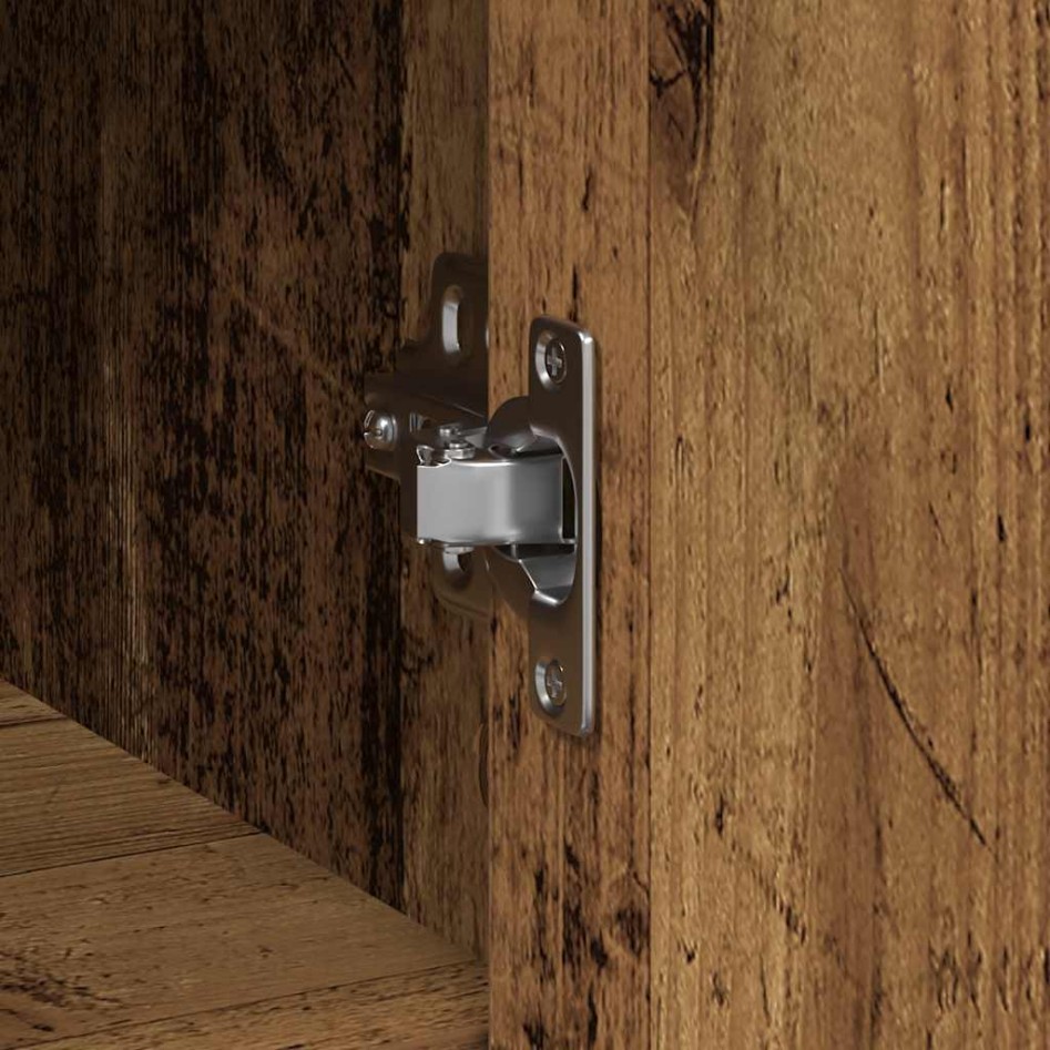 Aparador con cajón madera antigua 101x35x76cm Madera