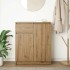 Aparador con cajón roble artesanal 71x35x84cm madera