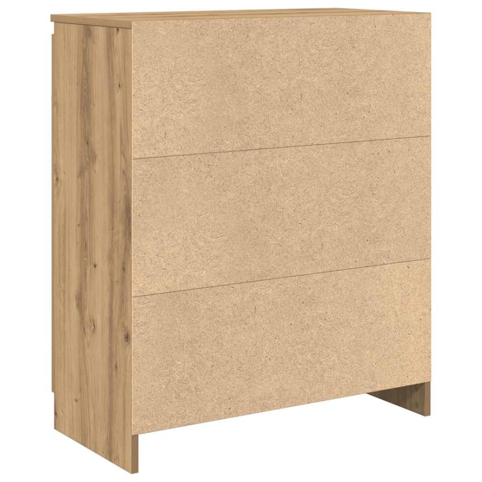 Aparador con cajón roble artesanal 71x35x84cm madera