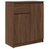 Aparador con cajón roble marrón 71x35x84 cm madera