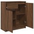 Aparador con cajón roble marrón 71x35x84 cm madera