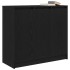 Aparador de madera de roble negro 85x34x76