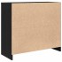 Aparador de madera de roble negro 85x34x76