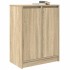 Aparador madera ingeniería roble Sonoma 57x34x76