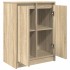 Aparador madera ingeniería roble Sonoma 57x34x76