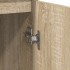 Aparador madera ingeniería roble Sonoma 57x34x76
