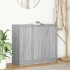 Aparador Sonoma gris 85x34x76 cm madera de