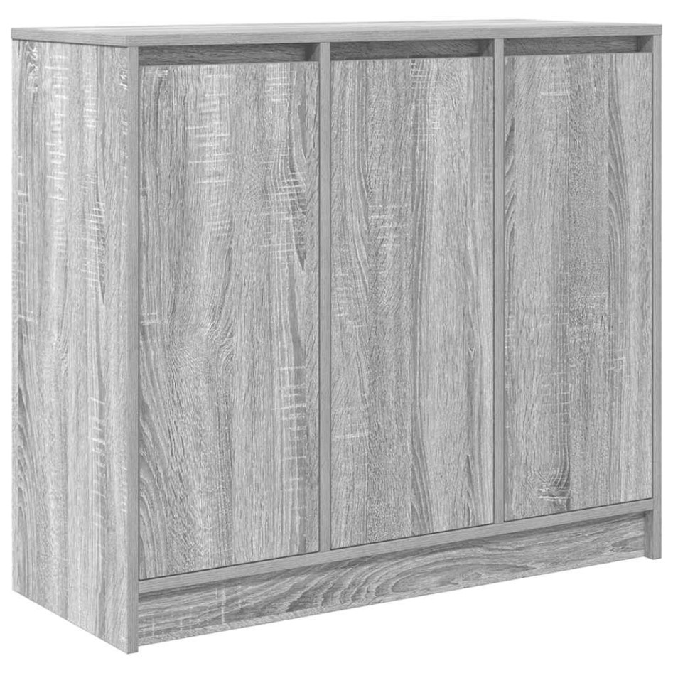 Aparador Sonoma gris 85x34x76 cm madera de
