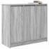 Aparador Sonoma gris 85x34x76 cm madera de