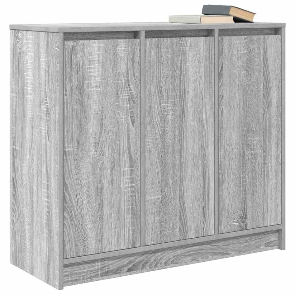 Aparador Sonoma gris 85x34x76 cm madera de