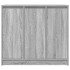 Aparador Sonoma gris 85x34x76 cm madera de