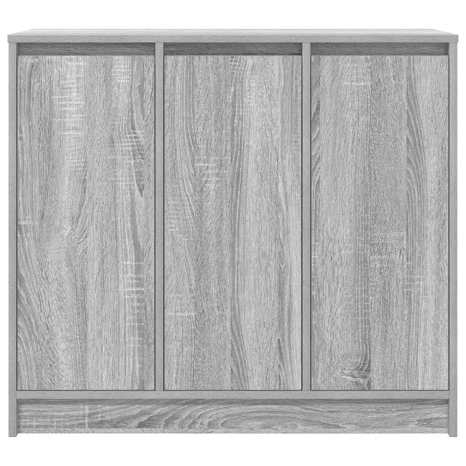 Aparador Sonoma gris 85x34x76 cm madera de