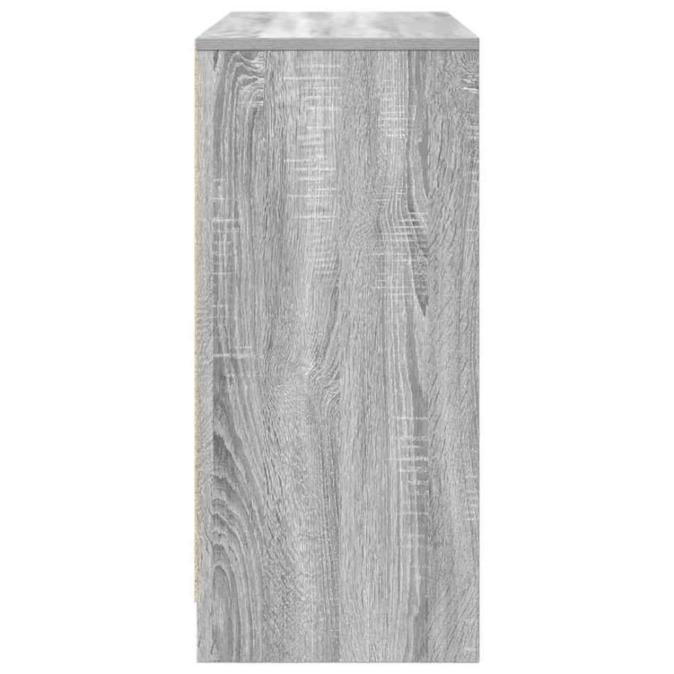Aparador Sonoma gris 85x34x76 cm madera de