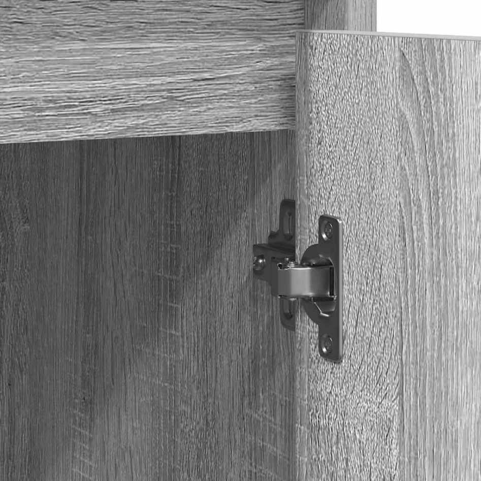 Aparador Sonoma gris 85x34x76 cm madera de