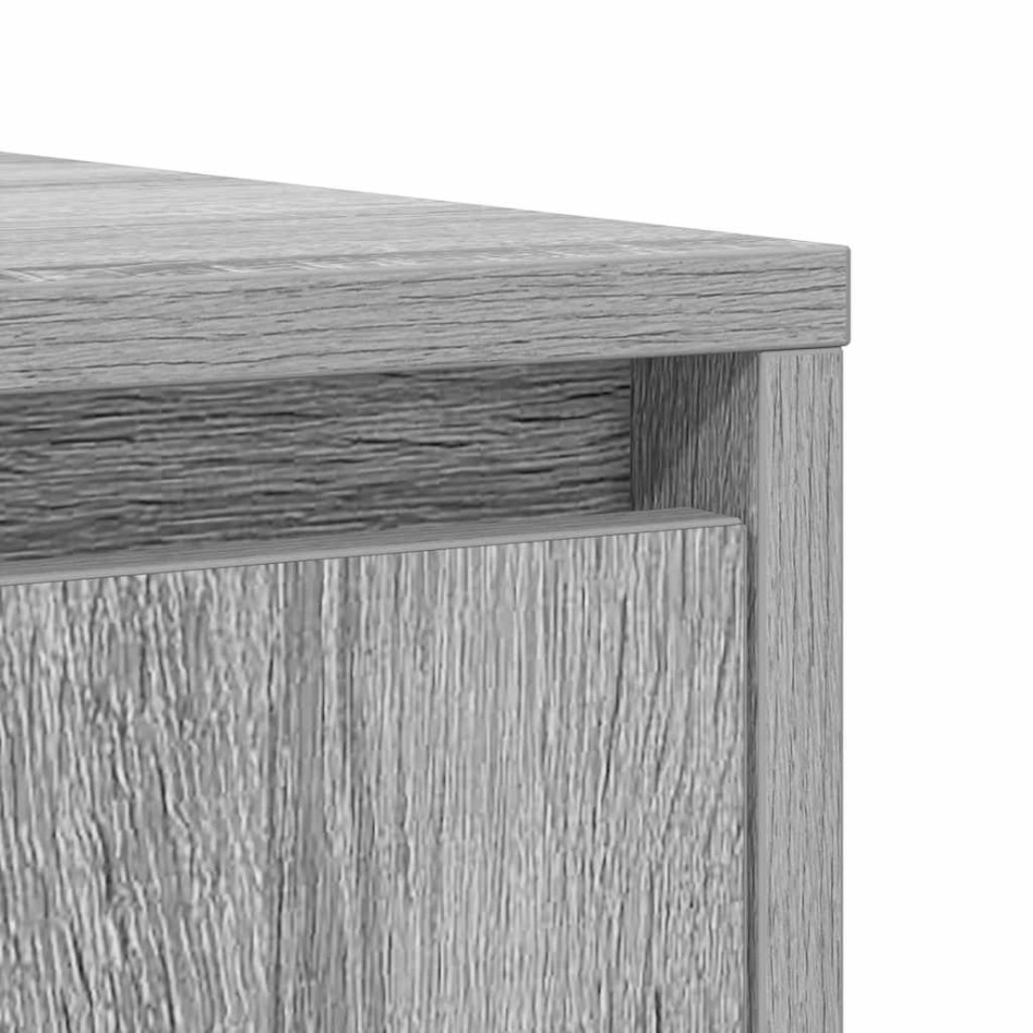 Aparador Sonoma gris 85x34x76 cm madera de