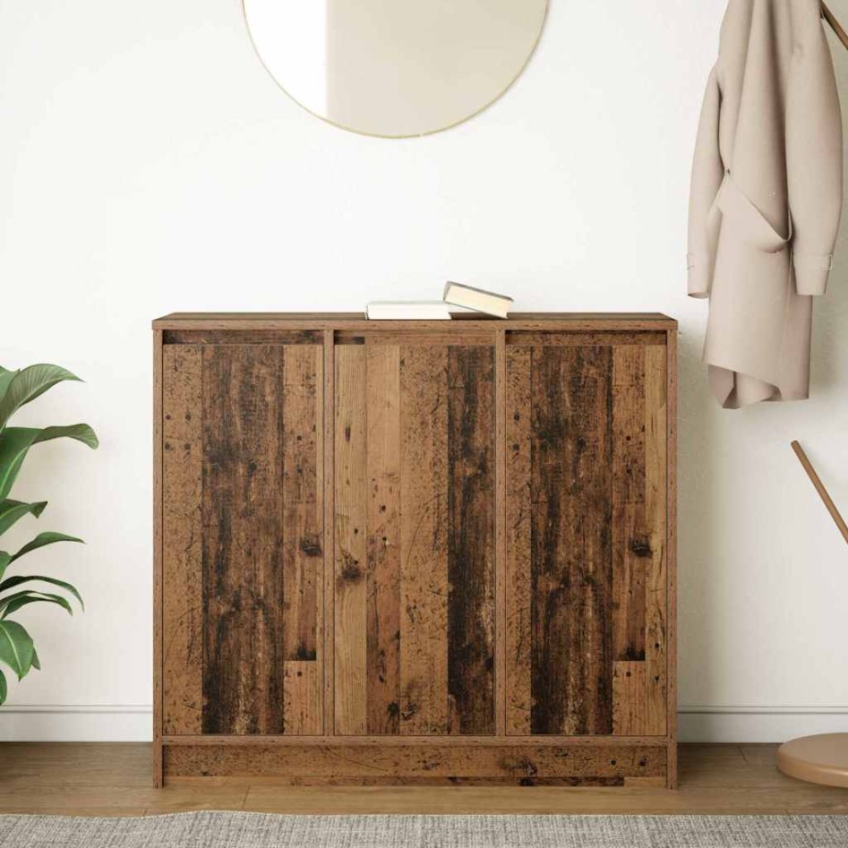 Aparador de madera vieja 85x34x76 cm madera de