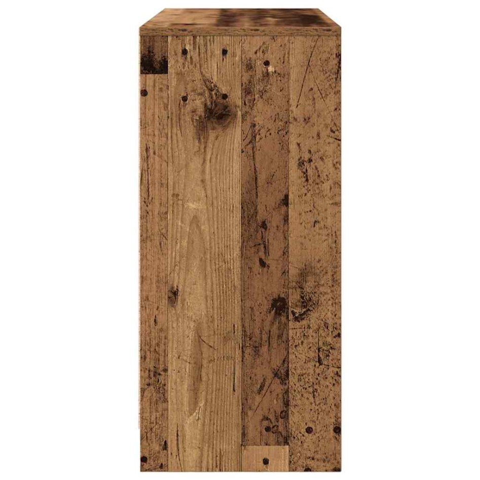 Aparador de madera vieja 85x34x76 cm madera de