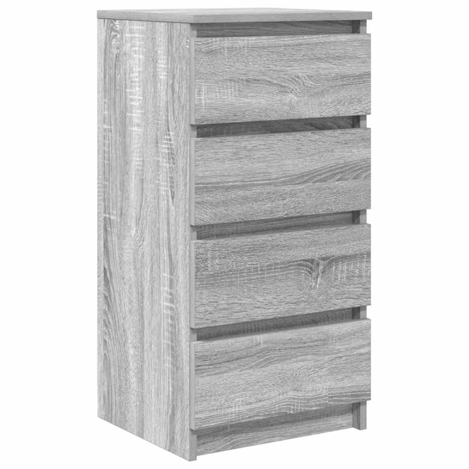 Aparador Sonoma gris 37,5x35x76 cm madera de