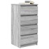Aparador Sonoma gris 37,5x35x76 cm madera de