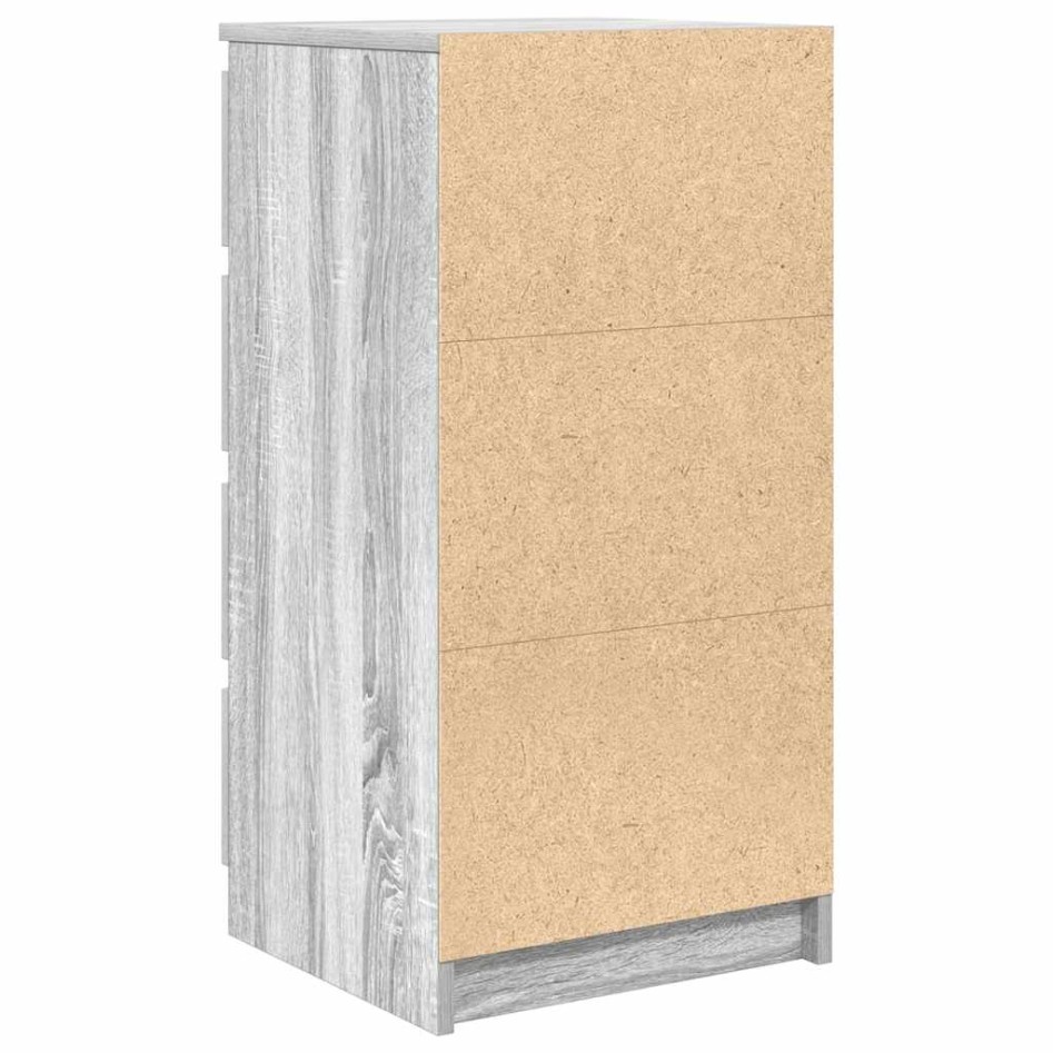Aparador Sonoma gris 37,5x35x76 cm madera de