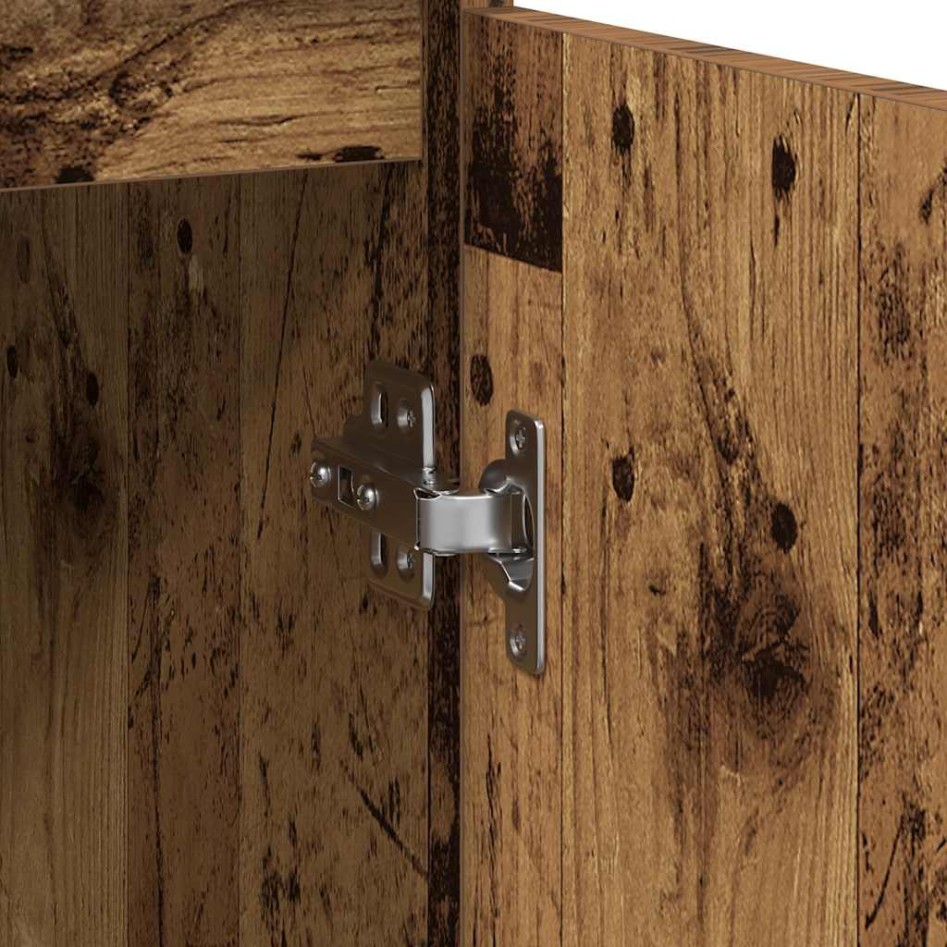 Aparador con cajón madera antigua 71x35x65 cm Madera