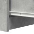 Aparador de madera de ingeniería gris hormigón 37,5x35x76