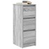 Aparador Sonoma gris 29,5x34x76 cm madera de