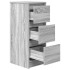 Aparador Sonoma gris 29,5x34x76 cm madera de