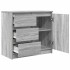 Aparador con cajón gris Sonoma 71x35x65 cm madera de