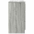 Aparador con cajón gris Sonoma 71x35x65 cm madera de
