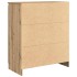 Aparador con cajones roble artisan 71x35x84cm madera