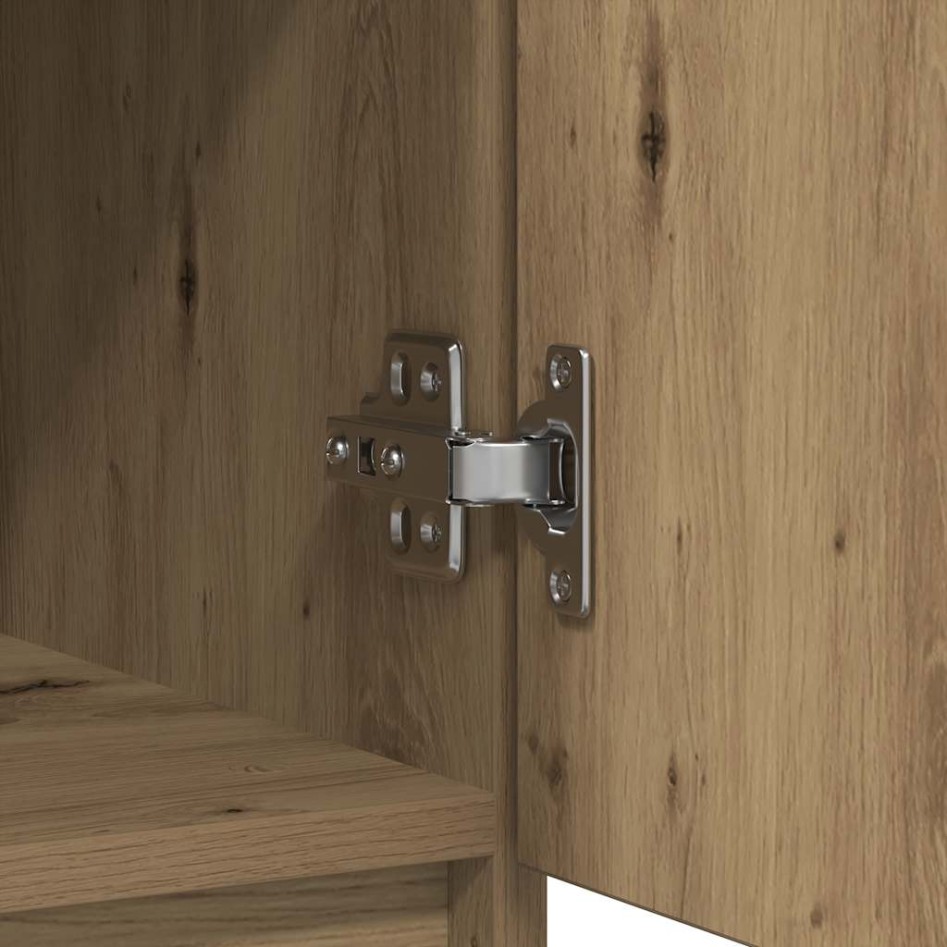 Aparador con cajones roble artisan 71x35x84cm madera